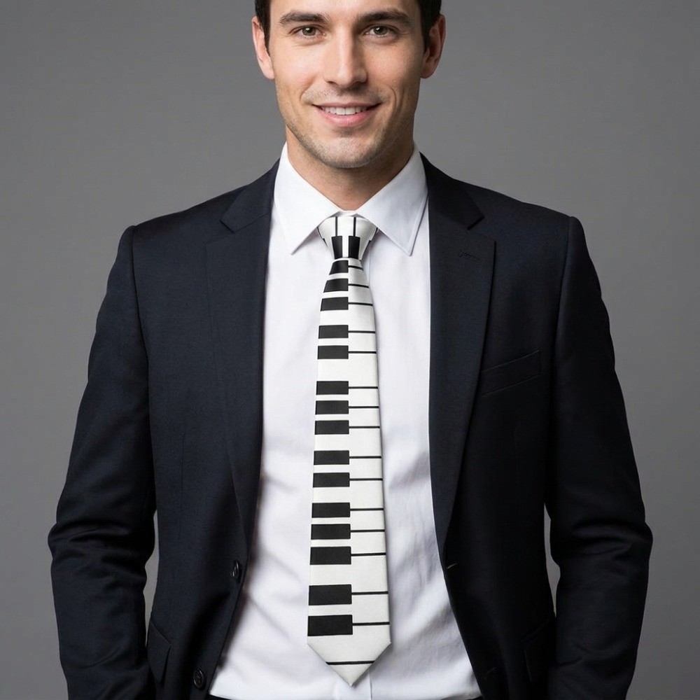 Cravatta Sottile Semplice Bian - Skinny Tie Men recensione e prezzo